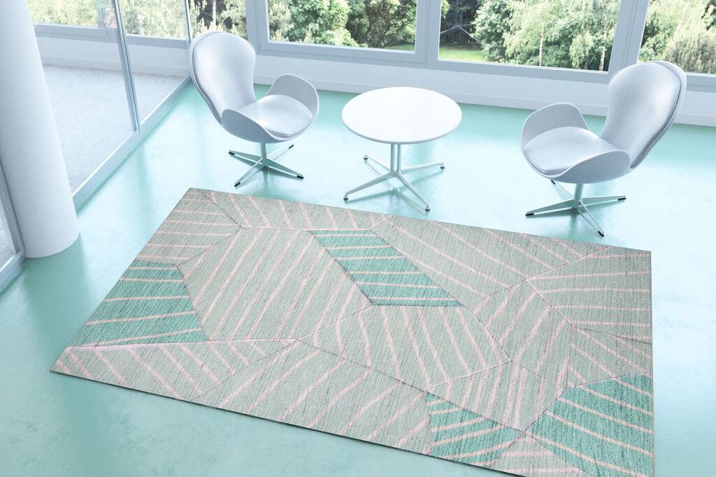 Conceptum Hypnose tepih Funk Chenille 179, 75x150cm, tirkizna
