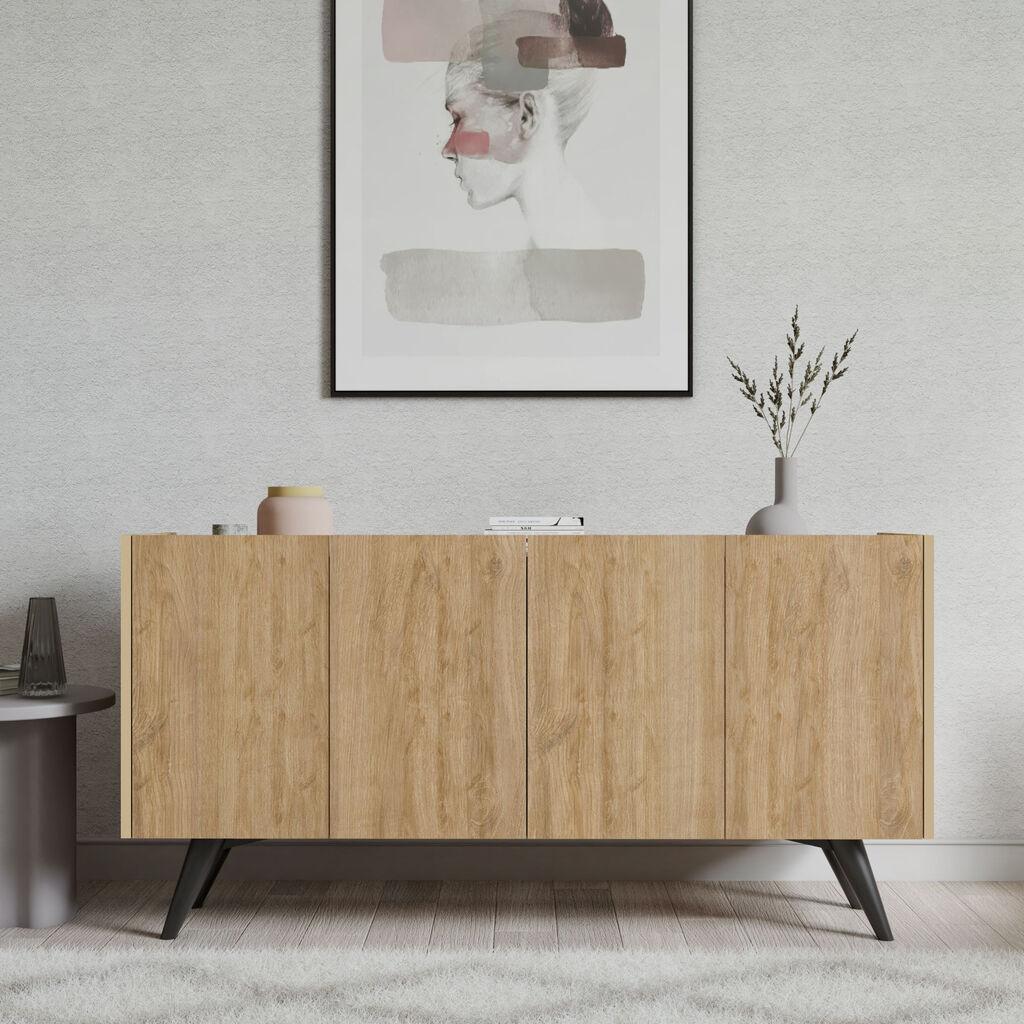 Hanah Home Pekin konzolni stolić, 150 x76 x40 cm, Hrast