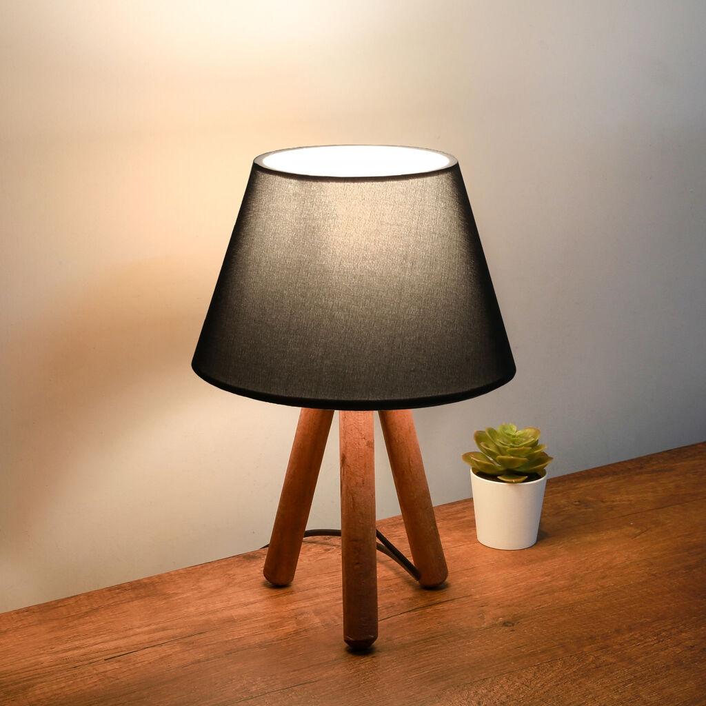Opviq Stona lampa AYD-3168, Tamno siva