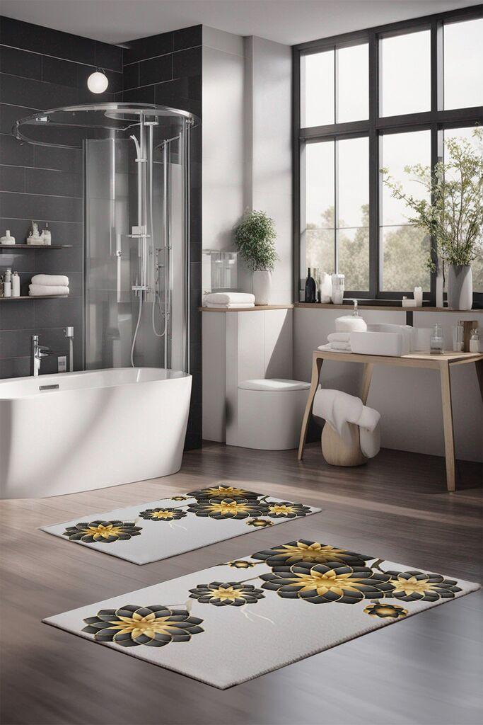 L'essentiel Maison Set tepiha za kupatilo CT-5065, 2 komada, šareni