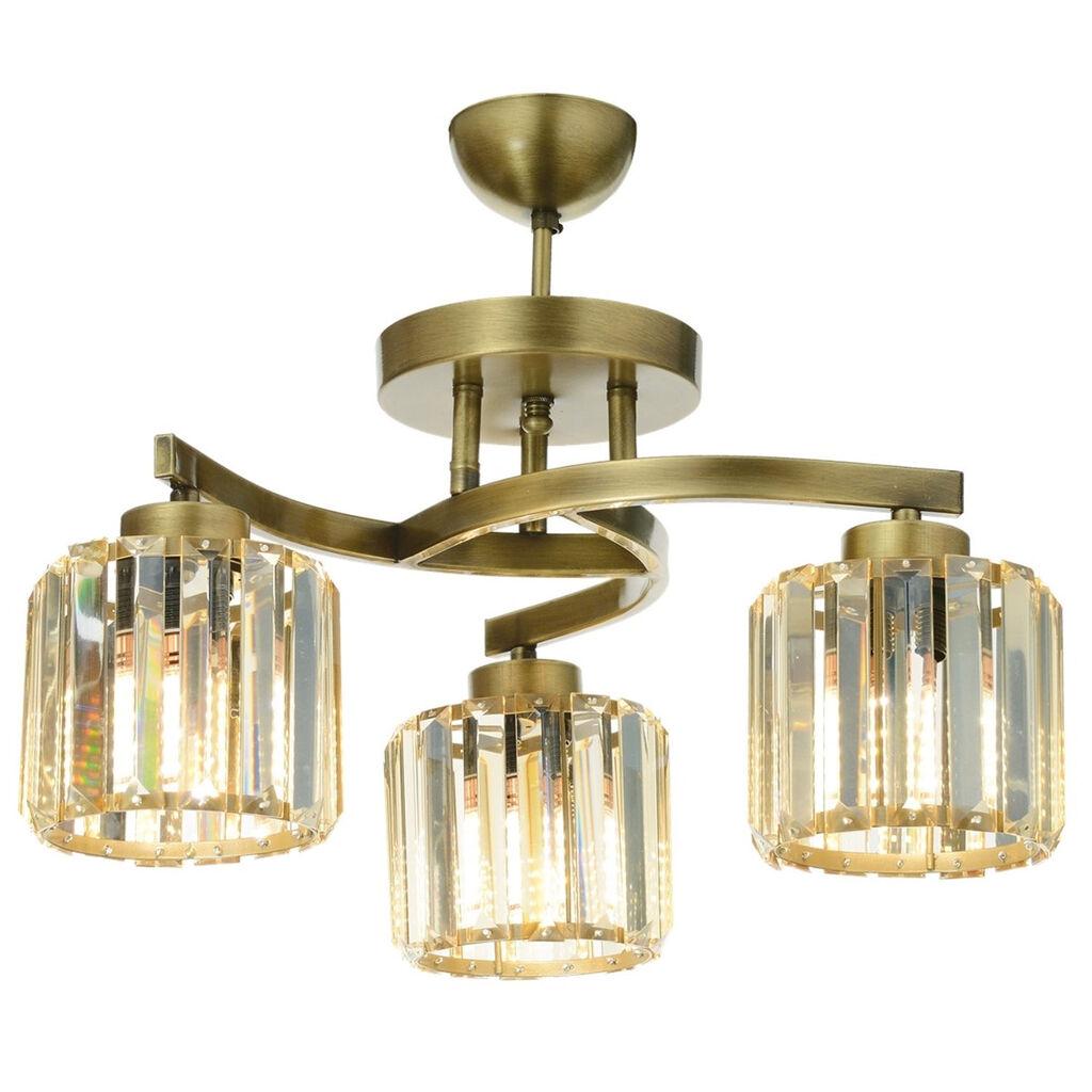 Opviq Luster AV-65229-3E, 40 cm, boje mesinga
