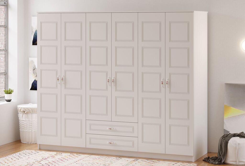 Hanah Home Ormar Rb-003, 210x180x52 cm, Bijeli