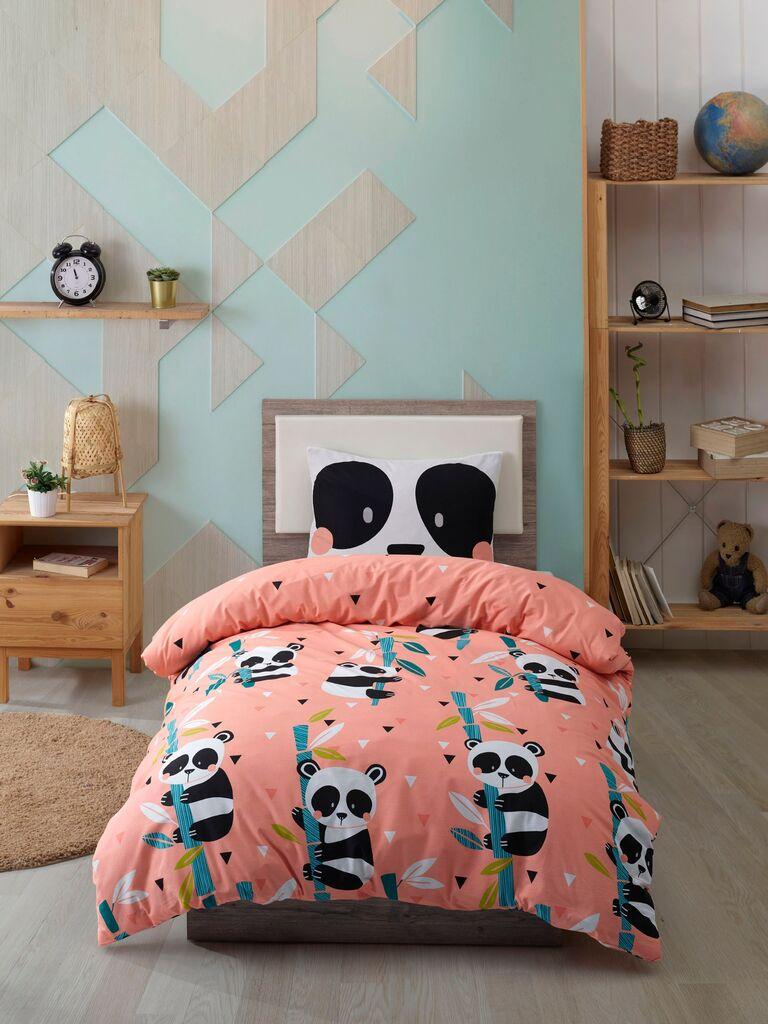 L'essentiel Maison Set posteljine za jednu osobu Panida, 140x200cm, roza