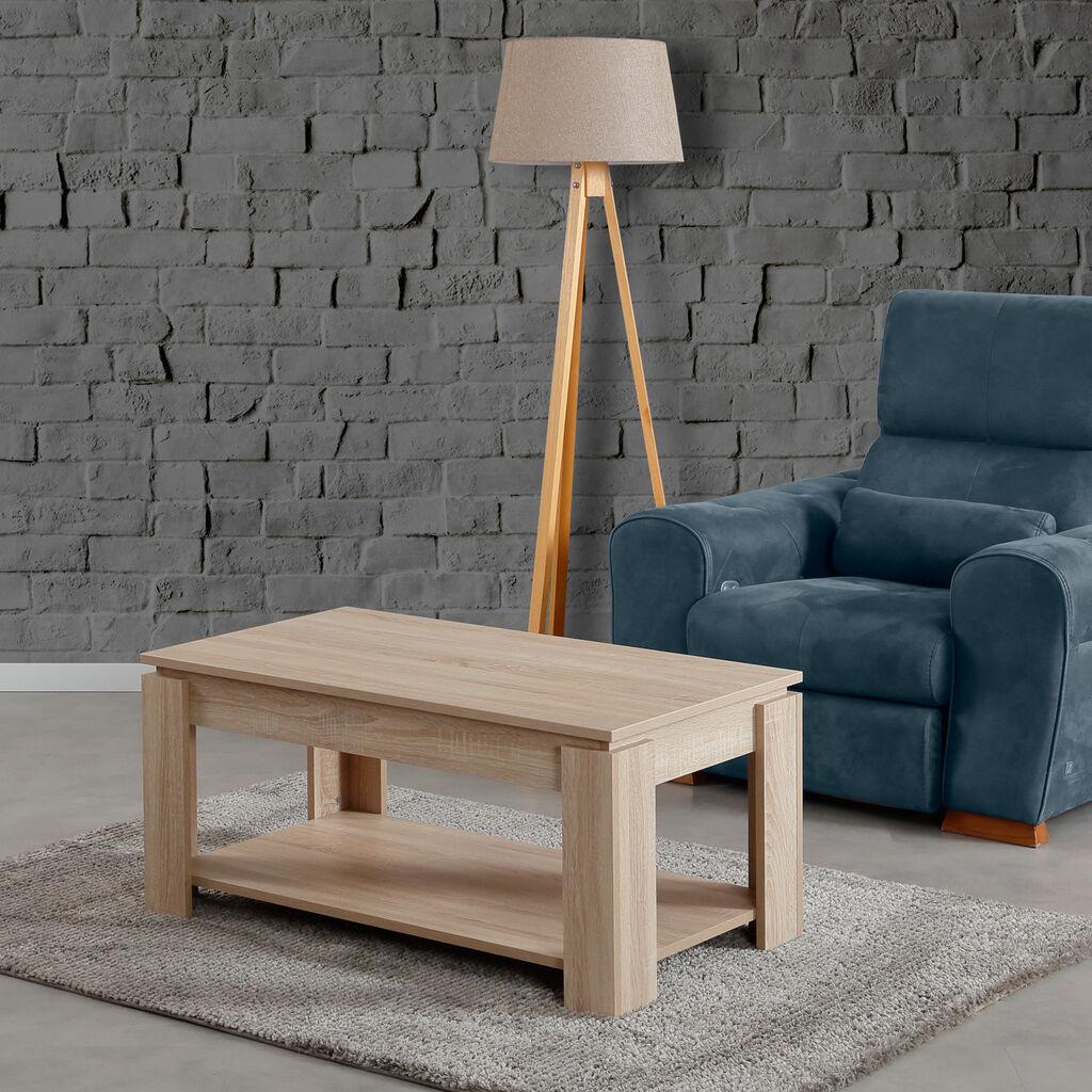 Hanah Home Club polica za sto, 104x47x56 cm, hrast