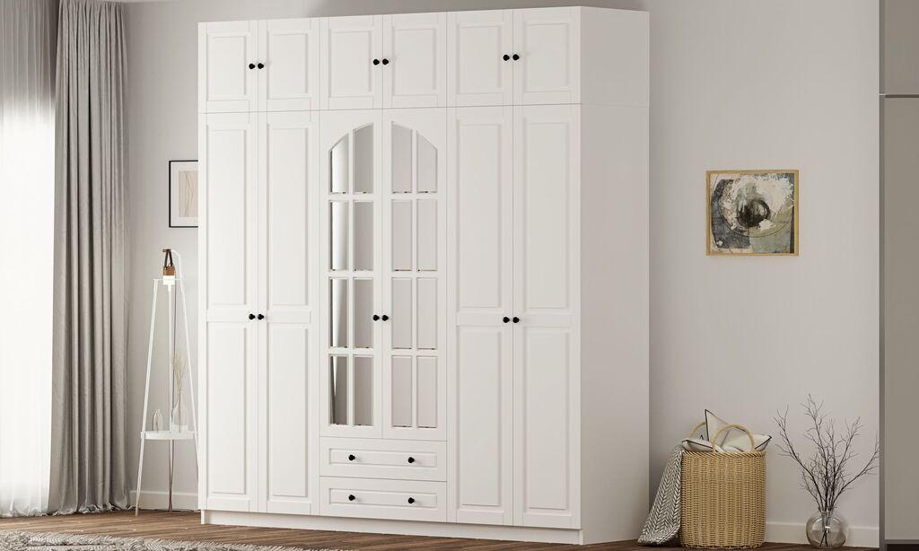 Hanah Home Ormar Rb-185-16, 210x240x52 cm, Bijeli
