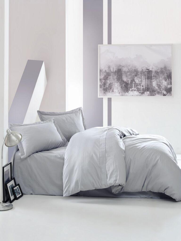 L'essentiel Maison set posteljine Elegant, 200x220 cm, siva