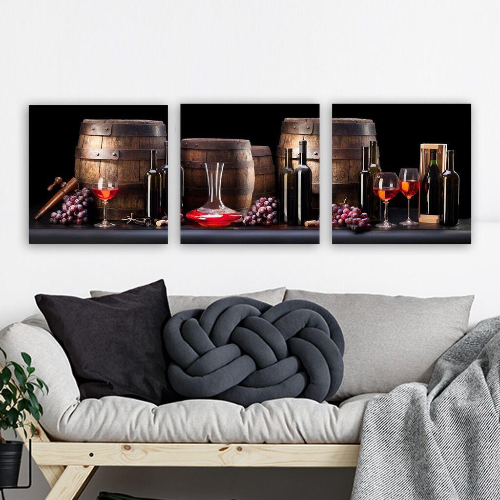 Wallity Dekorativna slika P141190, 30x90cm, 3 dijela