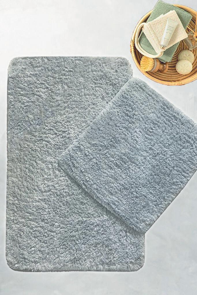 L'essentiel Maison Set od 2 kupaonska tepiha siva