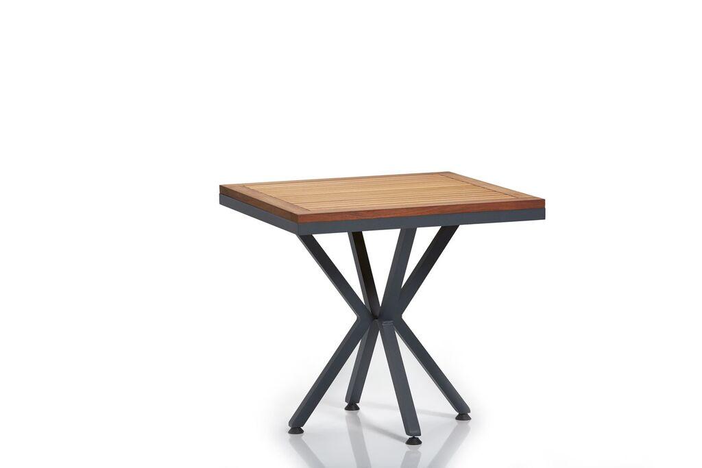 Hanah Home Baštenski sto Samara 3, 94x78x94 cm, Antracit