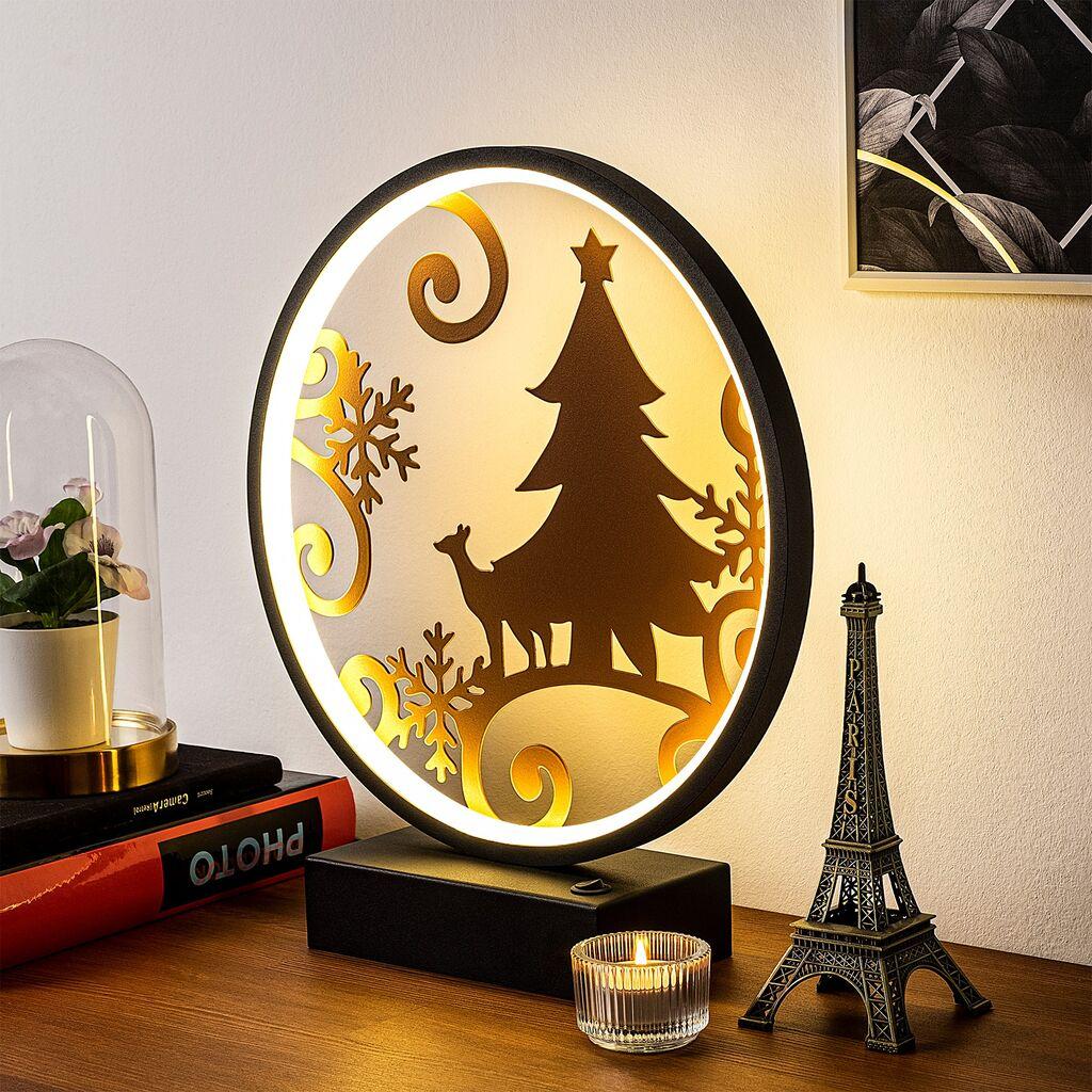 Opviq XMAS3 Stona Lampa, Crna