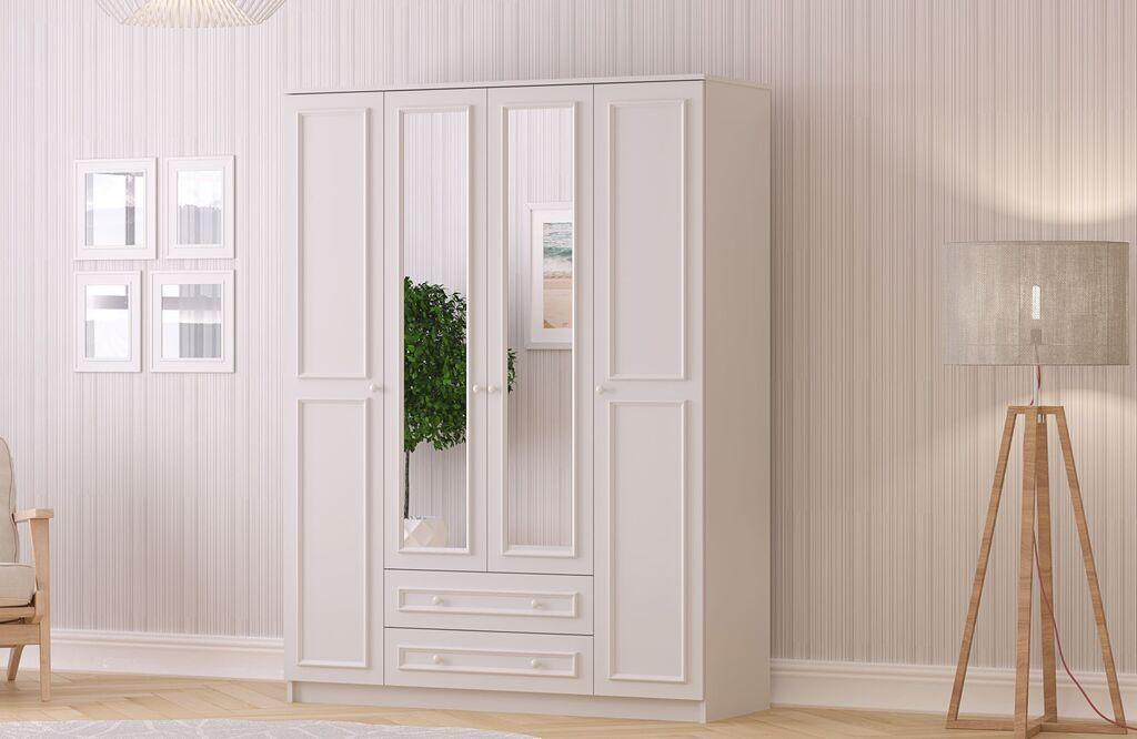 Hanah Home Ormar Rb-186-03, 140x210x52 cm, Bijeli