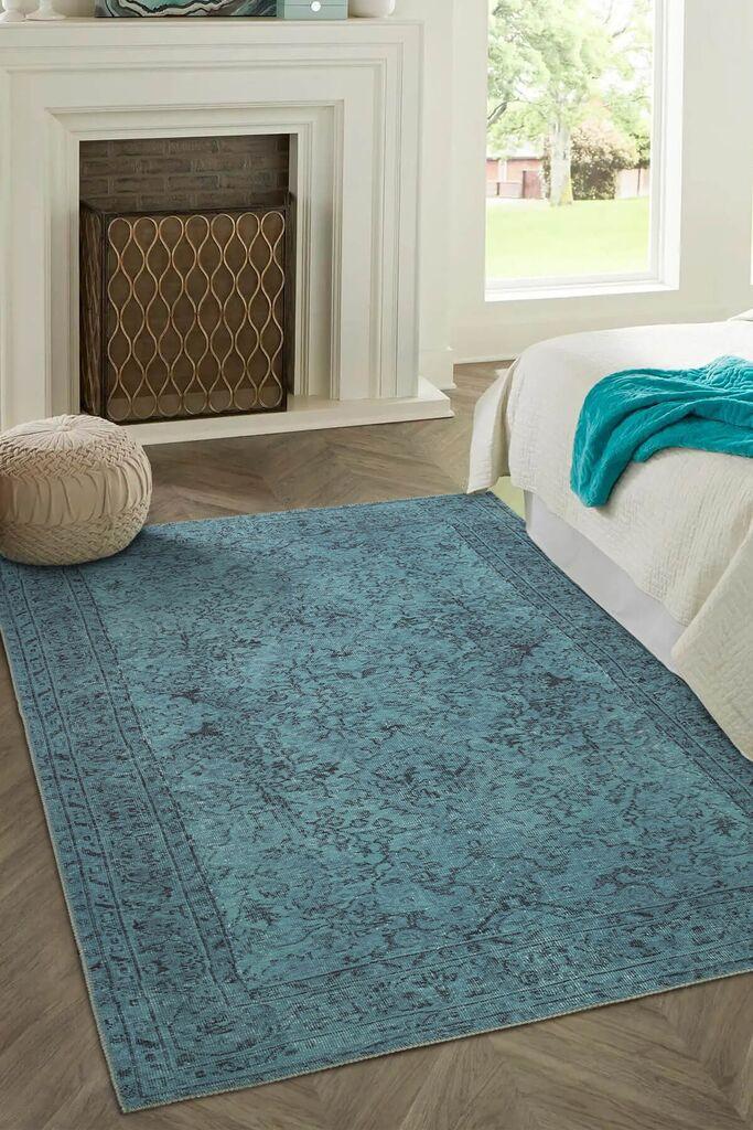 Conceptum Hypnose tepih Folk Chenille 23, 75x150cm, tirkiz