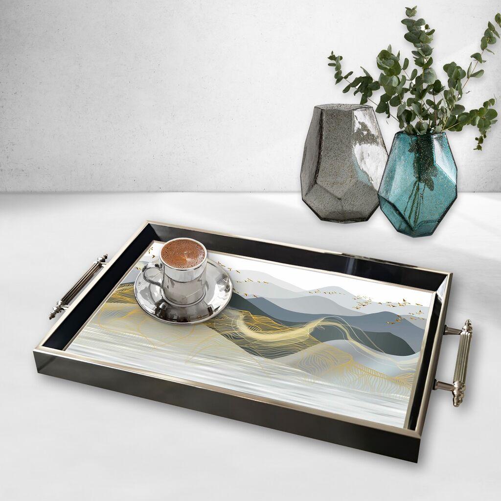Aberto Design poslužavnik TPG9806 50 x 29 x 3,5 cm, šareni
