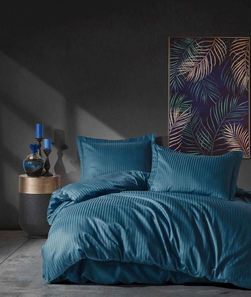 L'essentiel Maison set posteljine Stripe, 200x220 cm, plava