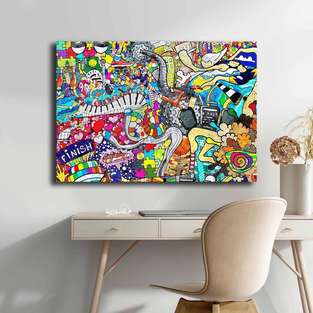 Slika na zidu na platnu 70x100cm