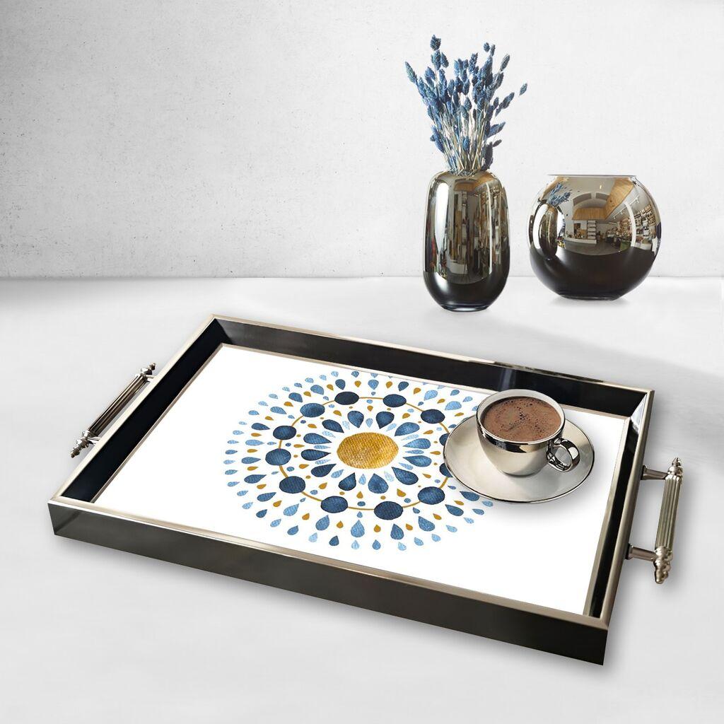 Aberto Design poslužavnik TPG9801 50 x 29 x 3,5 cm, šareni
