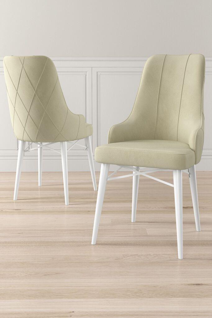 Hanah Home set stolica Neta, 46x95x42 cm, 2 dijela, krem