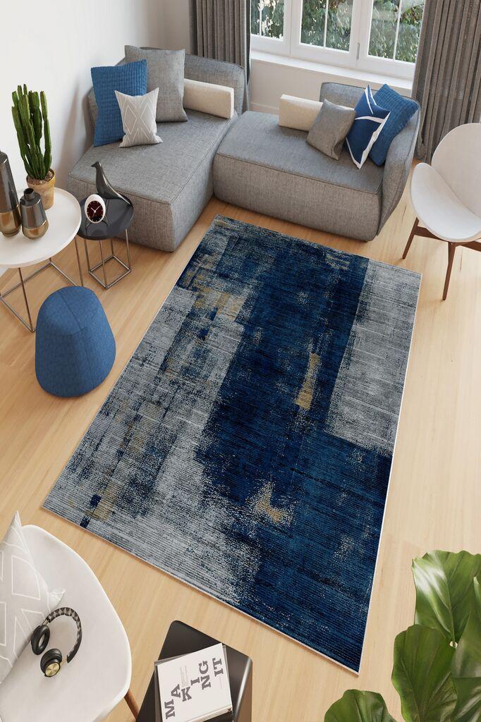 Conceptum Hypnose tepih W792, 100x200 cm, tamnoplava