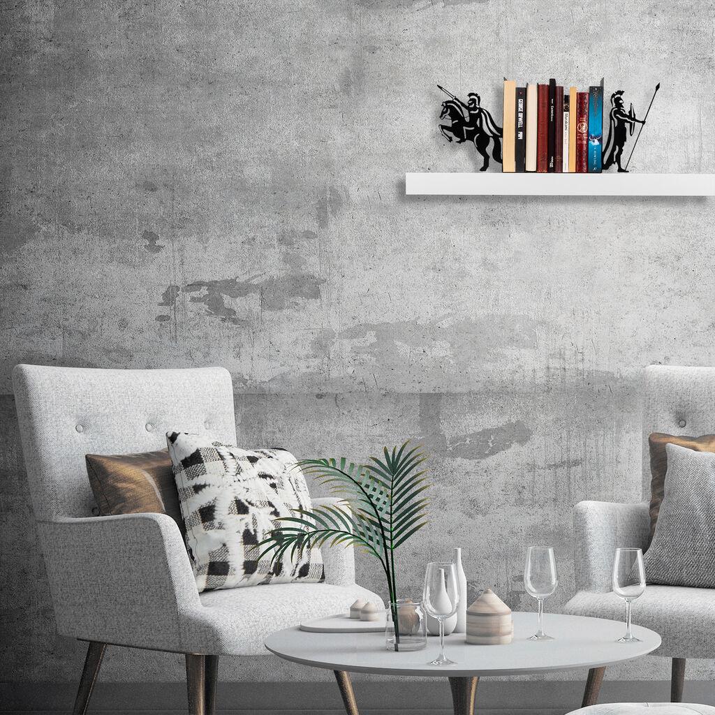Aberto Design Kitap tutucu 12 Graničnik za knjige, Crni