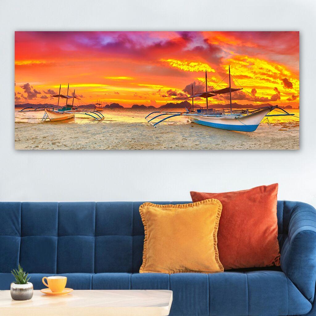 Slika na zidu na platnu 50x120cm