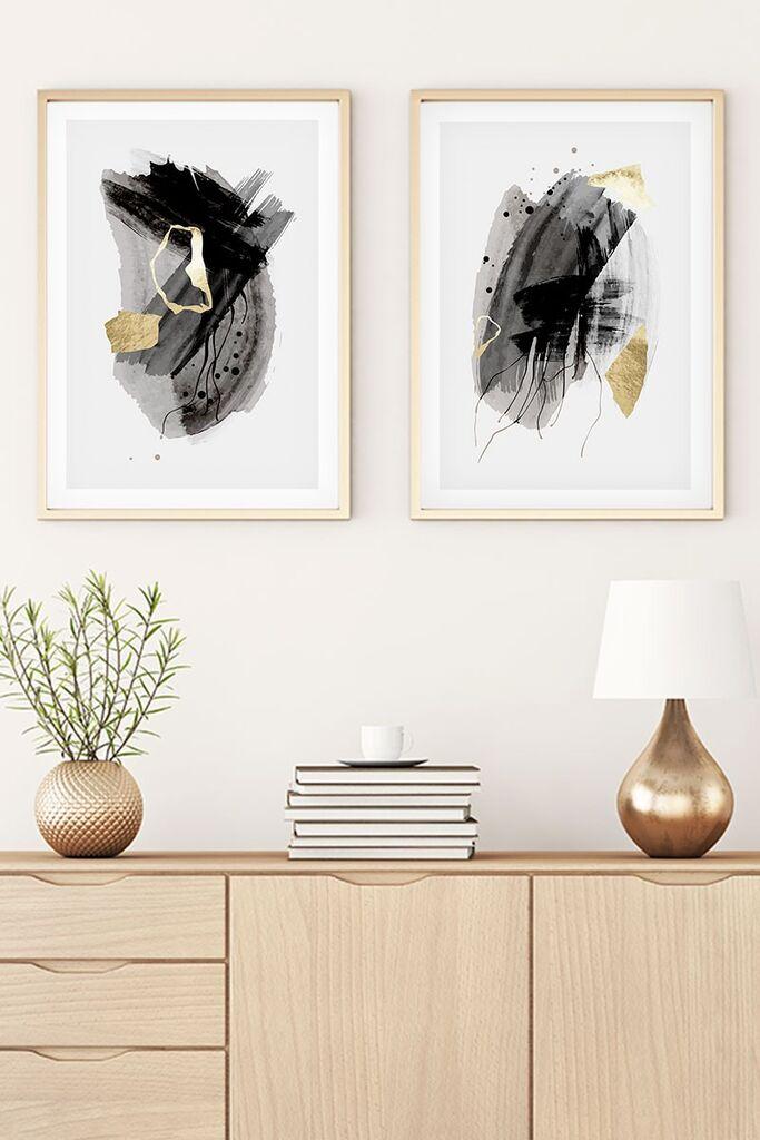 Wallity Uramljena slika Huhu26, 30x40 cm , 2 dijela