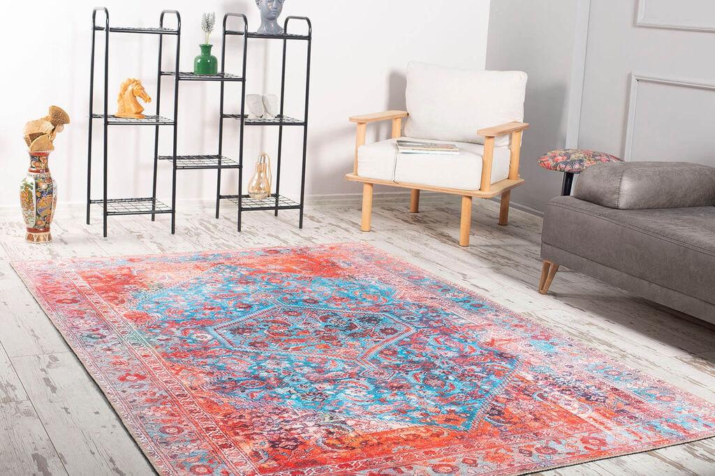 Conceptum Hypnose tepih Fusion-AL 228, 75x150 cm, plavo-crvena