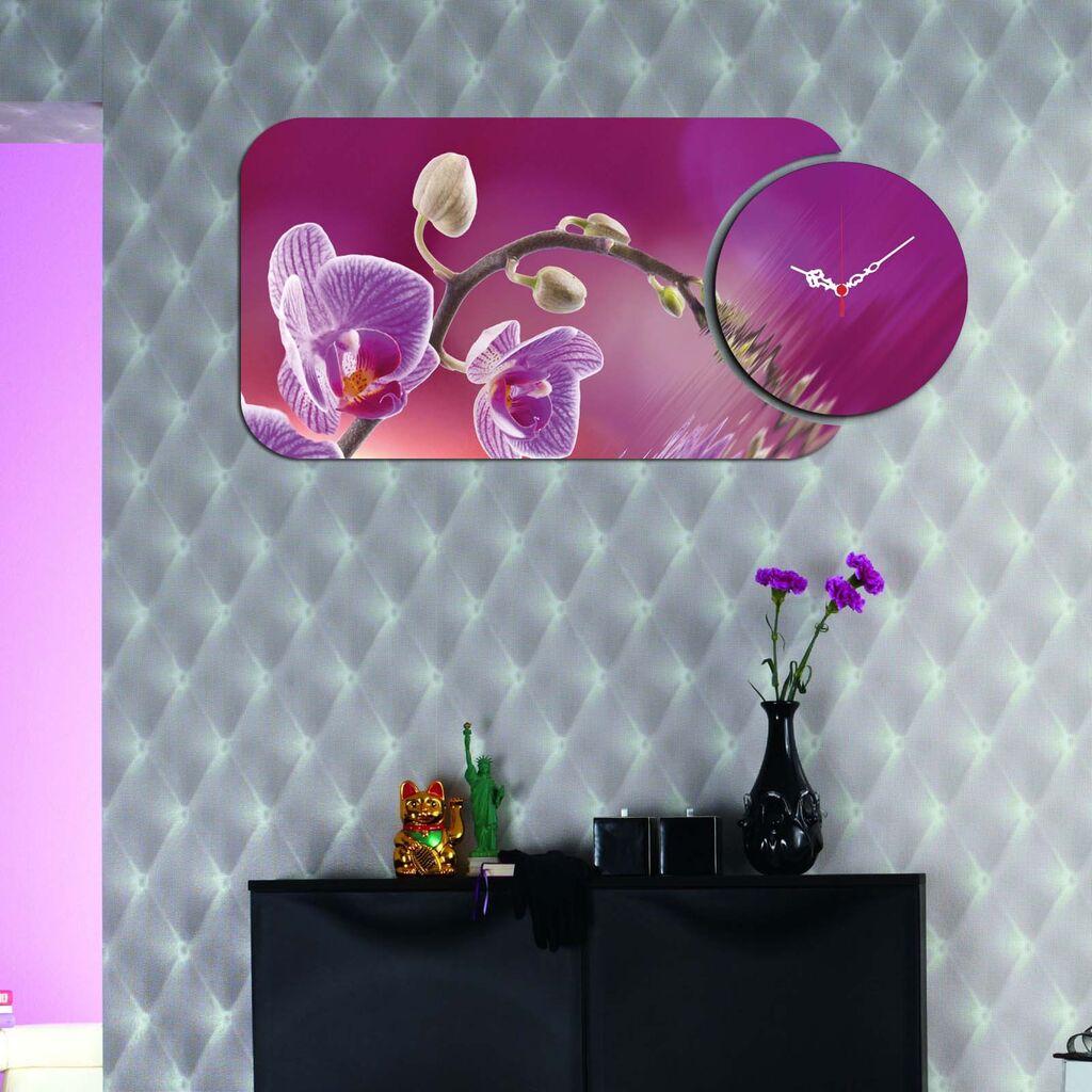 Zidni sat Wallity YMS-24, 68x32 cm, 2 dijela