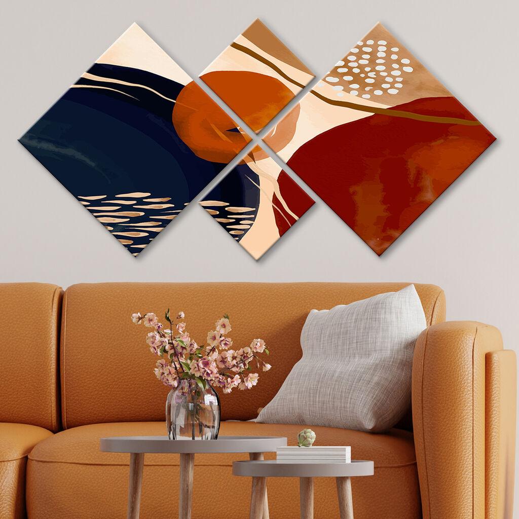 Wallity slika 4MDF18504977082, 60x115 cm, 4 dijela
