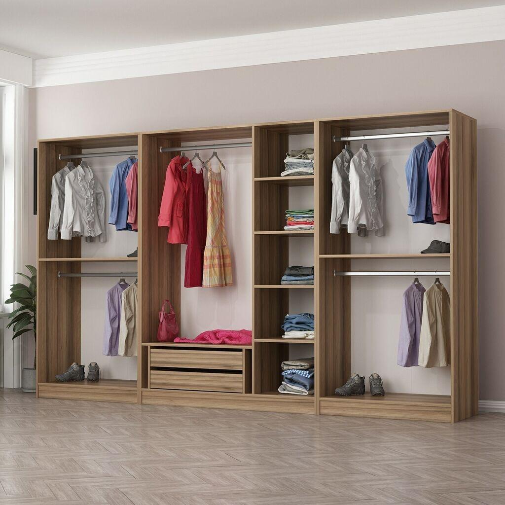 Hanah Home Ormar Kale-7672, 315x210x52 cm, Hrast