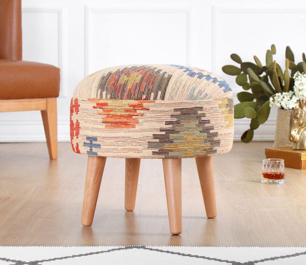 Atelier del Sofa Sefian tabure, 46x42x46cm, šareni