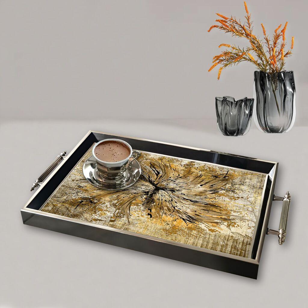 Aberto Design poslužavnik TPG9860 50 x 29 x 3,5 cm, šareni