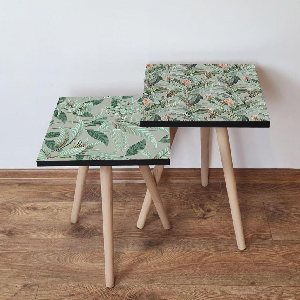 Hanah Home set stolića za kafu 2Shp29, 2 dijela, šareni