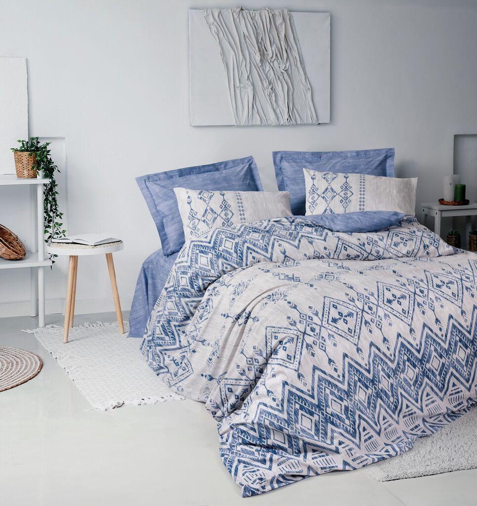 L'essentiel Maison set posteljine Cleo, 200x220 cm, plava