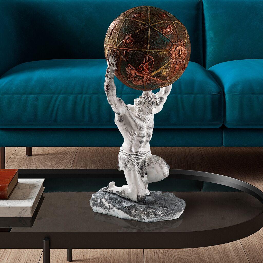 Aberto Design Dekorativna figura Atlas, bijela