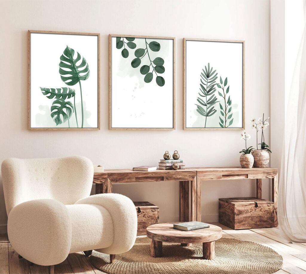 Uramljena slika Wallity Huhu193, 35x50 cm, 3 dijela