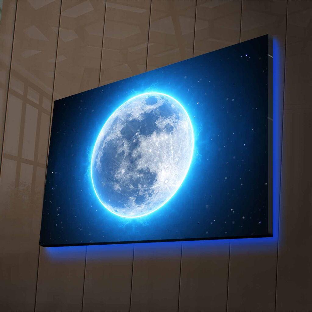 Wallity Dekorativna slika NASA, 45x70cm, LED rasvjeta
