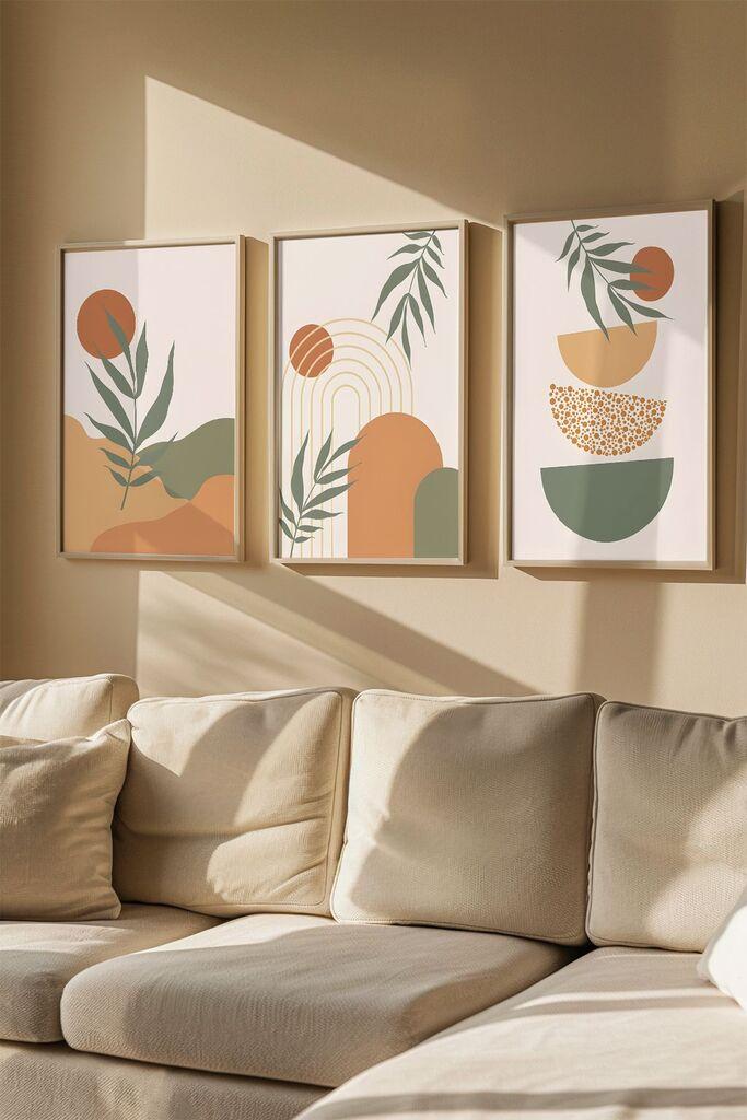 Uokvirena slika Wallity Artvmodel21, 33x48 cm, 3 dijela