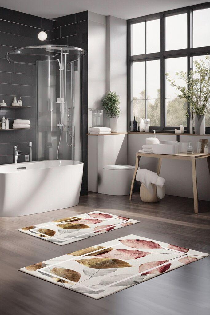 L'essentiel Maison Set tepiha za kupatilo CT-5061, 2 komada, šareni