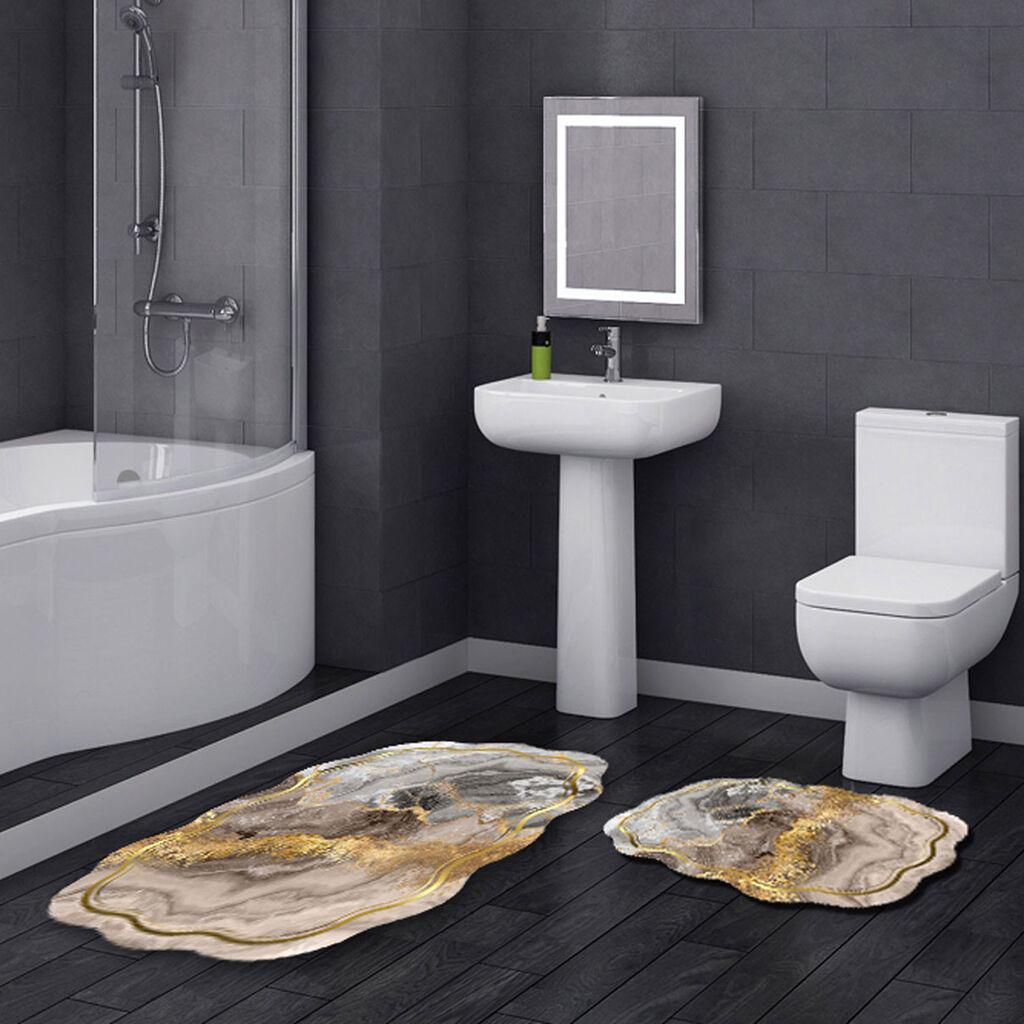L'essentiel Maison Set od 2 kupaonska tepiha Šarene