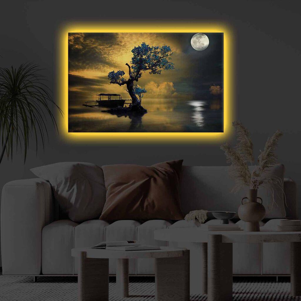 Slika na platnu Wallity sa LED osvetljenjem 45x70cm