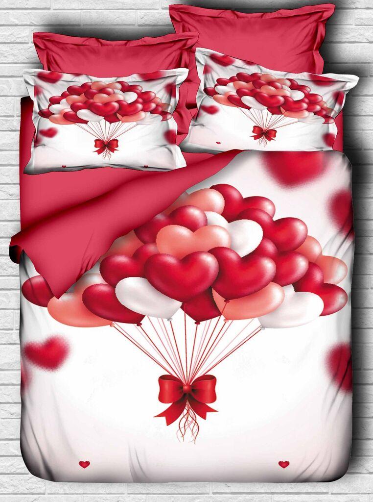 L'essentiel Maison set posteljine 162, 160x220cm, Bijelo-roza