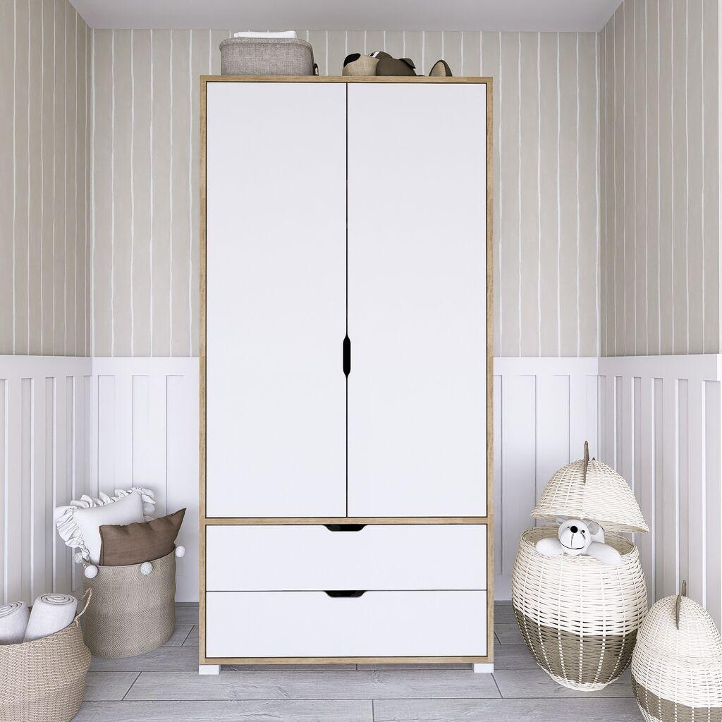 Hanah Home Ormar 1600-015, 90x183x45 cm, Bijeli