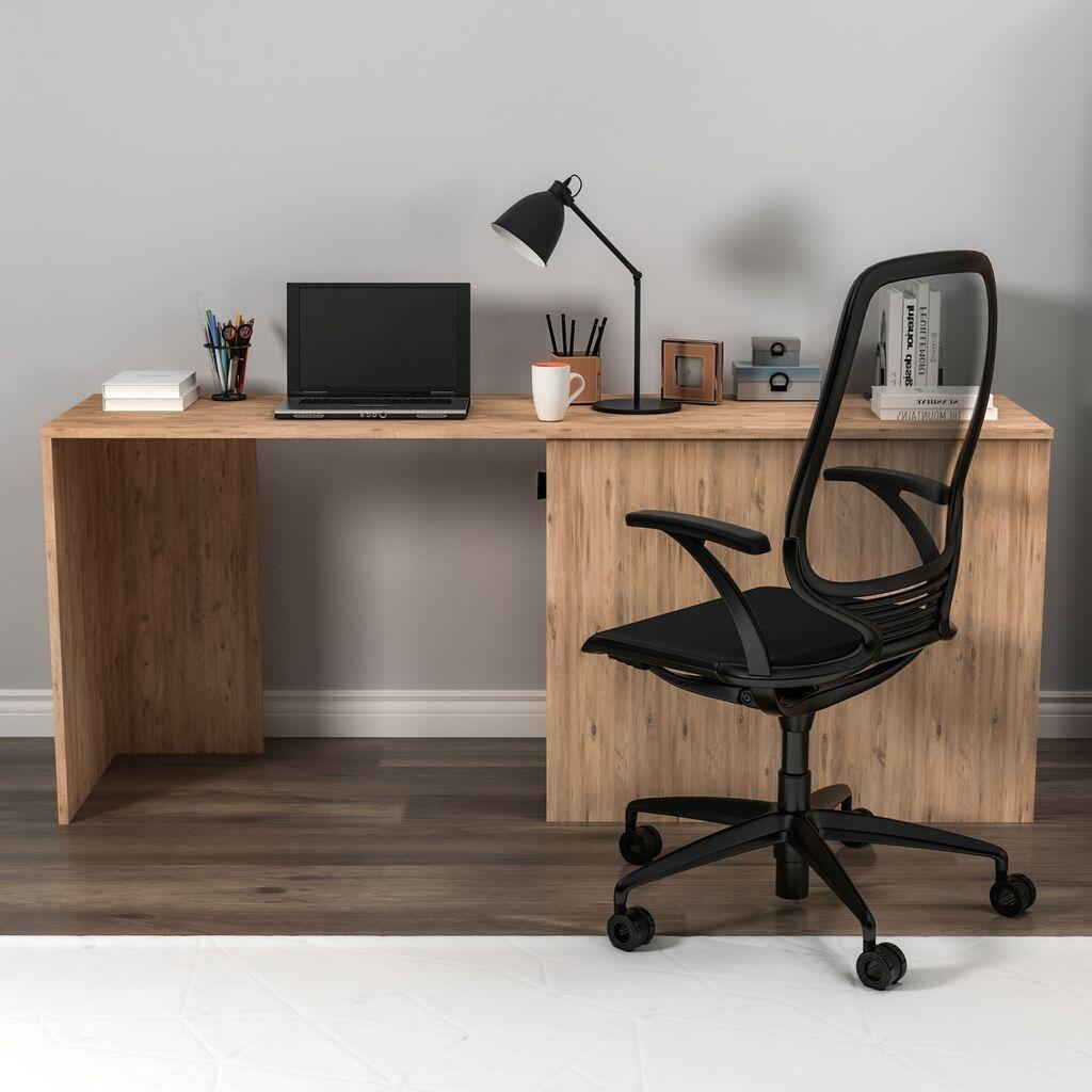 Hanah Home Radni sto Akser, 180x73.8x47 cm, Smeđa