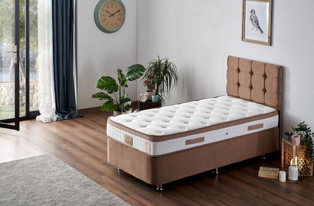 Hanah Home krevet Latte, 90x190 cm, smeđa