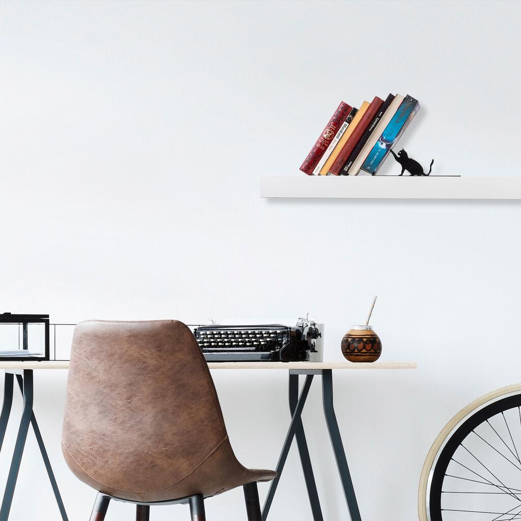 Aberto Design Kitap tutucu 20 Graničnik za knjige, Crni