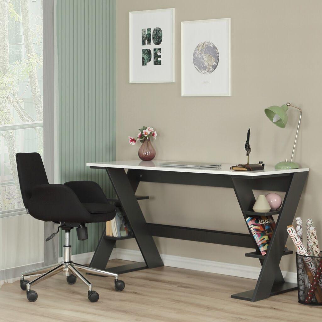 Hanah Home Radni sto Lungo, 140x73x60 cm, Bijeli