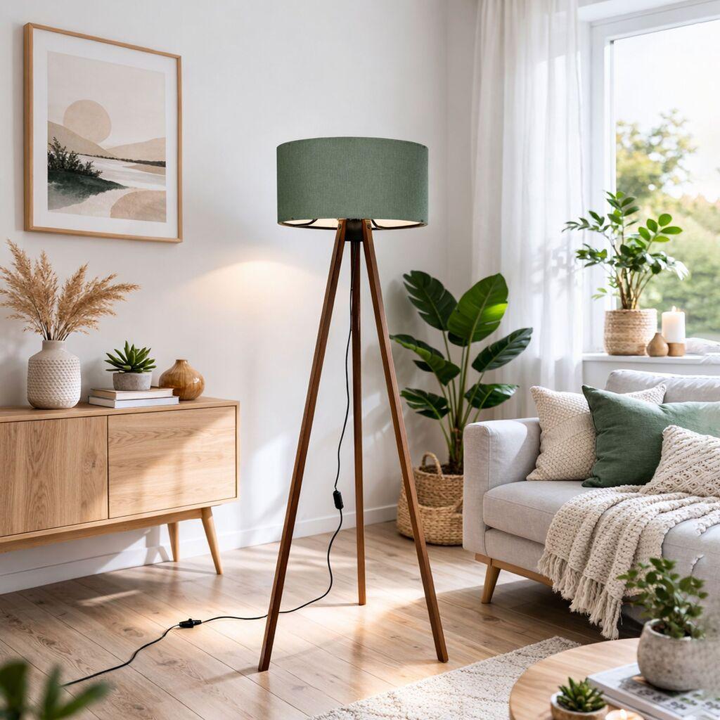 Opviq Podna lampa Ayd 2211, Maslinasto-braon