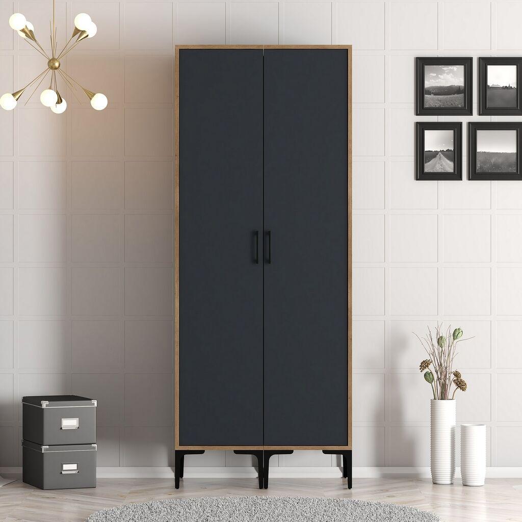 Hanah Home Ormar Kumsal SS, 80x201,4x47,5 cm, Antracit
