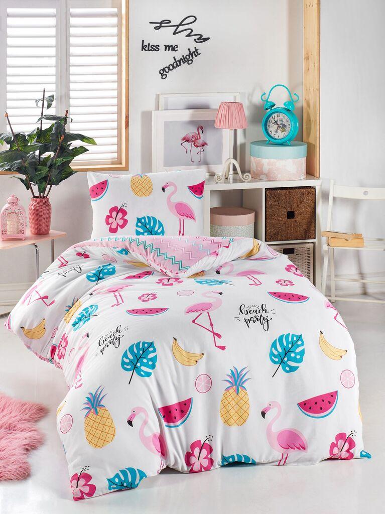 L'essentiel Maison Set posteljine za jednu osobu Kokteyl, 140x200cm, Pink
