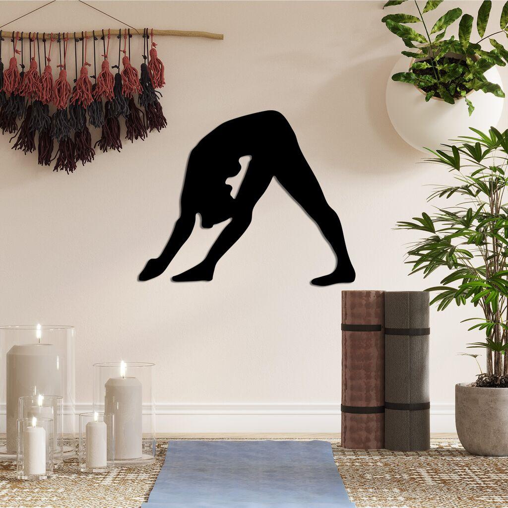 Wallity Zidna dekoracija Yoga 14, 55x45cm, Crna